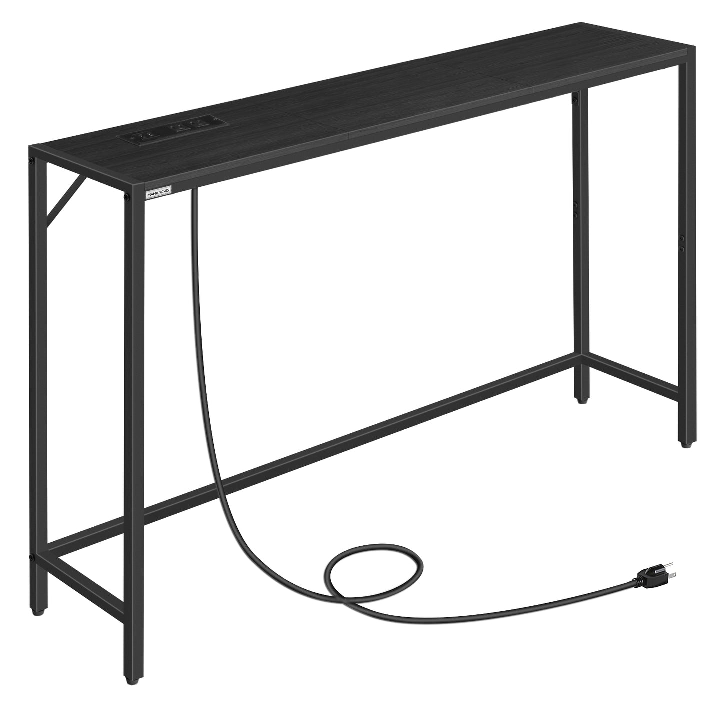 MAHANCRIS 43.3" Slim Console Table with Charging Station