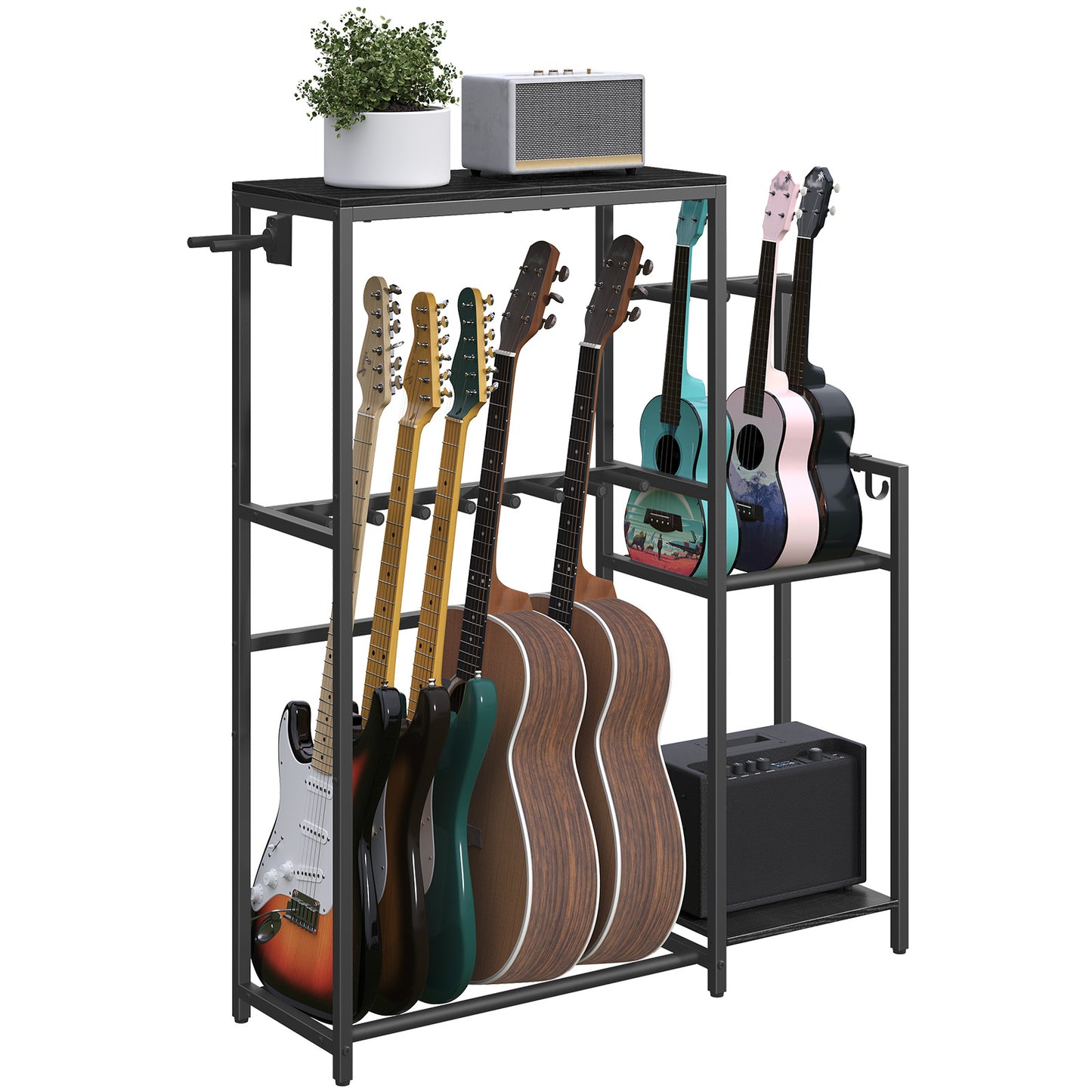 3 tier guitar stand for stereo and Ukulele