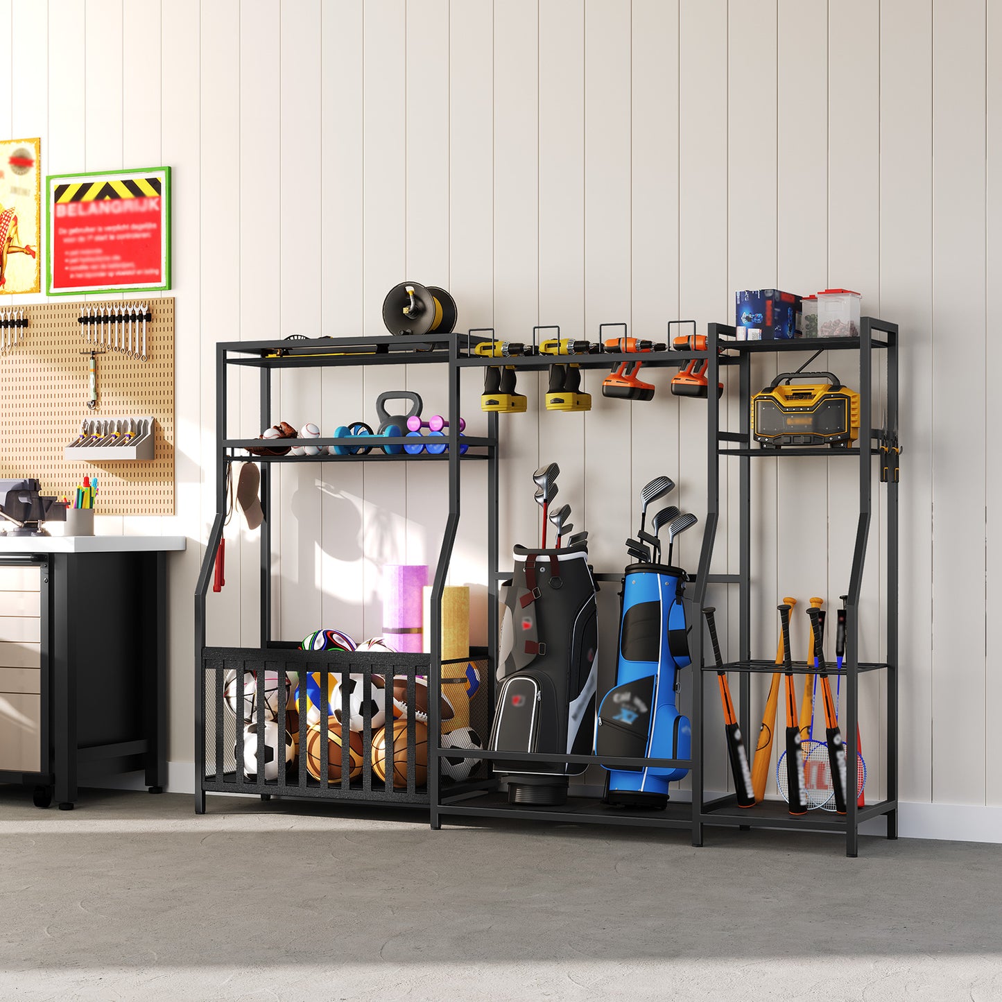 Sports Equipment Storage for Garage