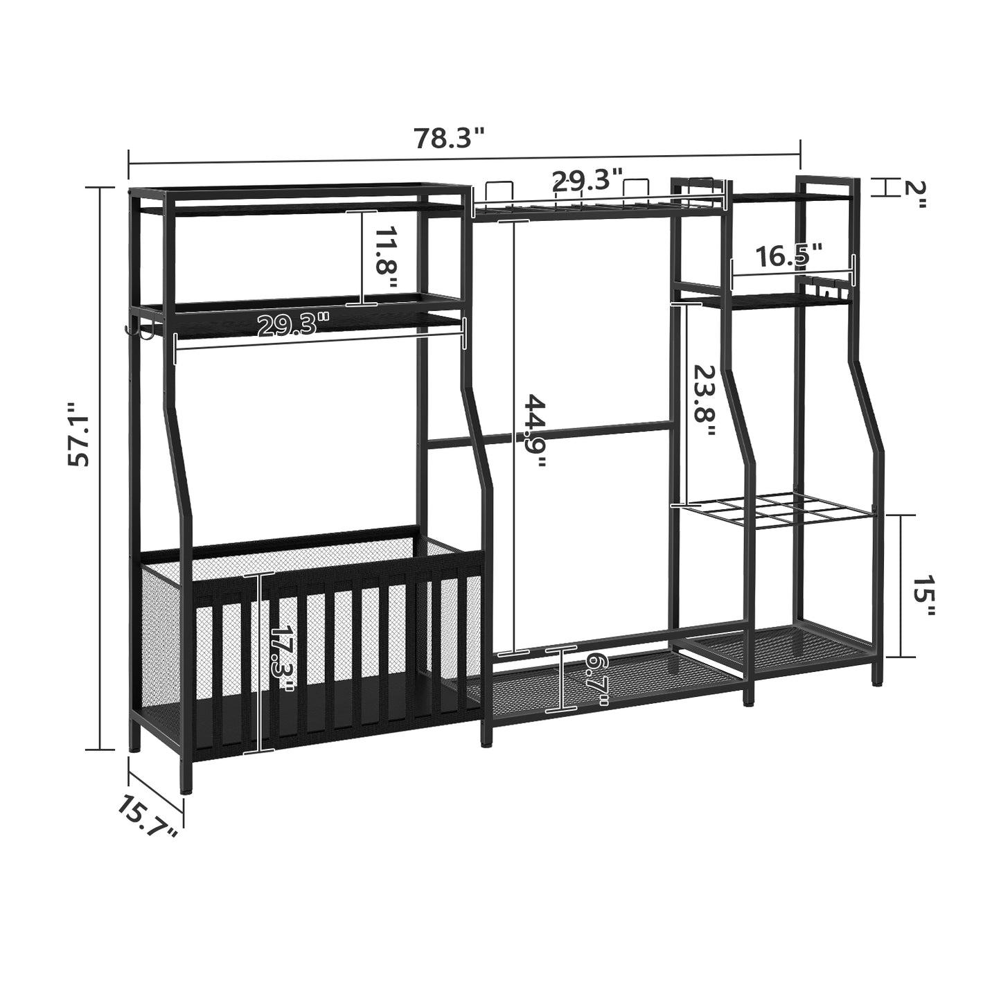 measurements for ball holders