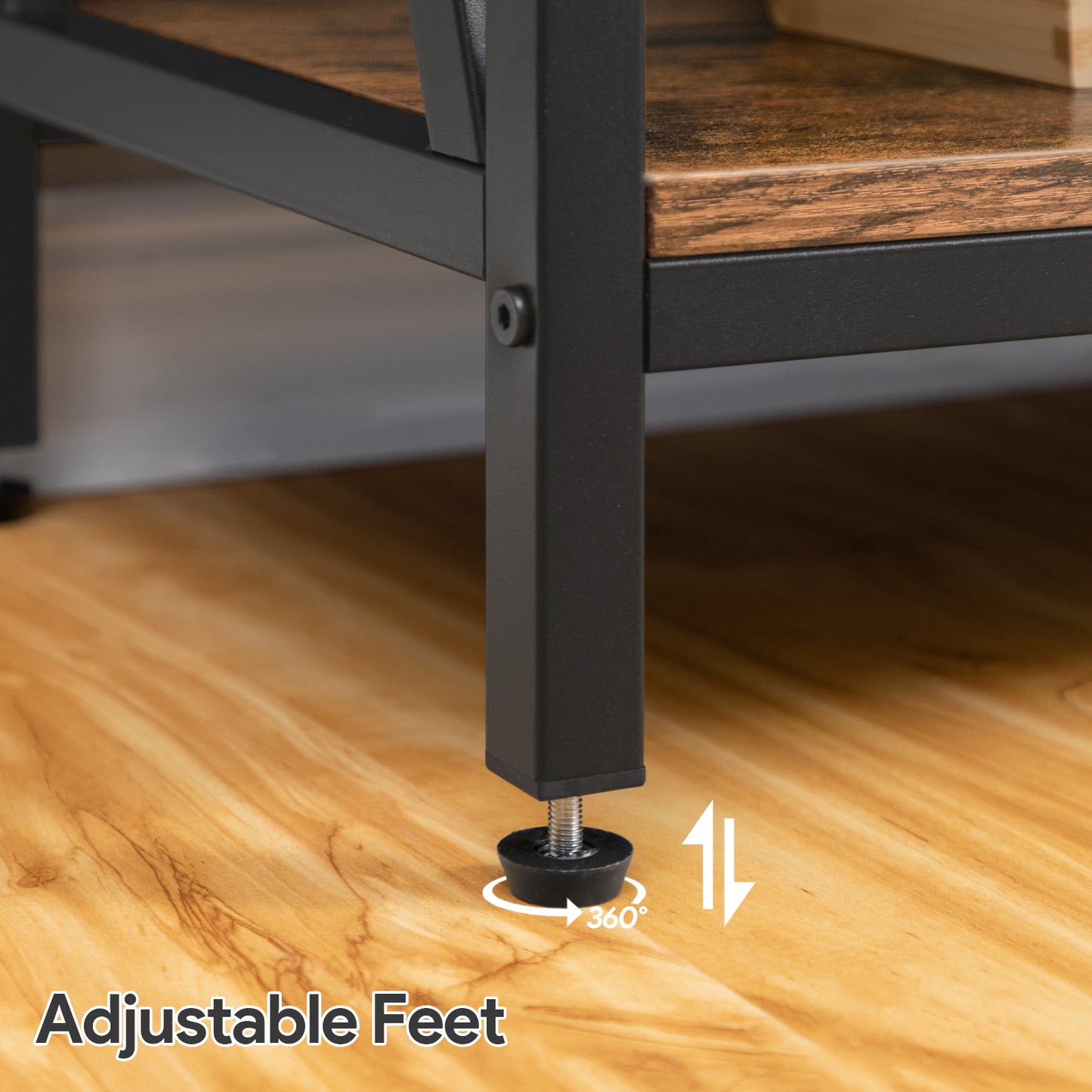 adjustible feet for floor and carpet