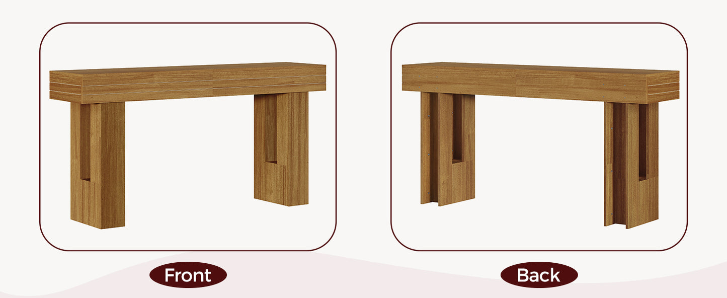 63'' Farmhouse Entryway Table