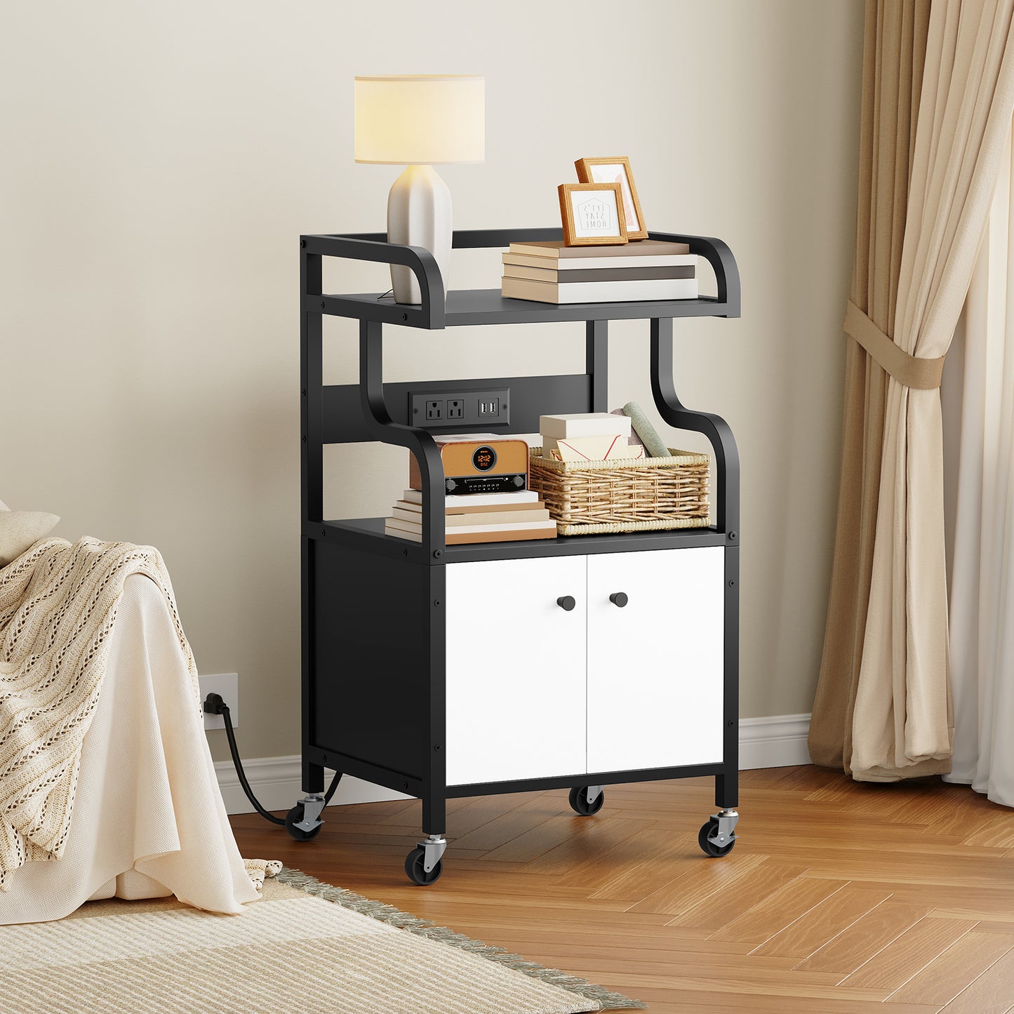 MAHANCRIS 3-tier Printer Stand Cabinet