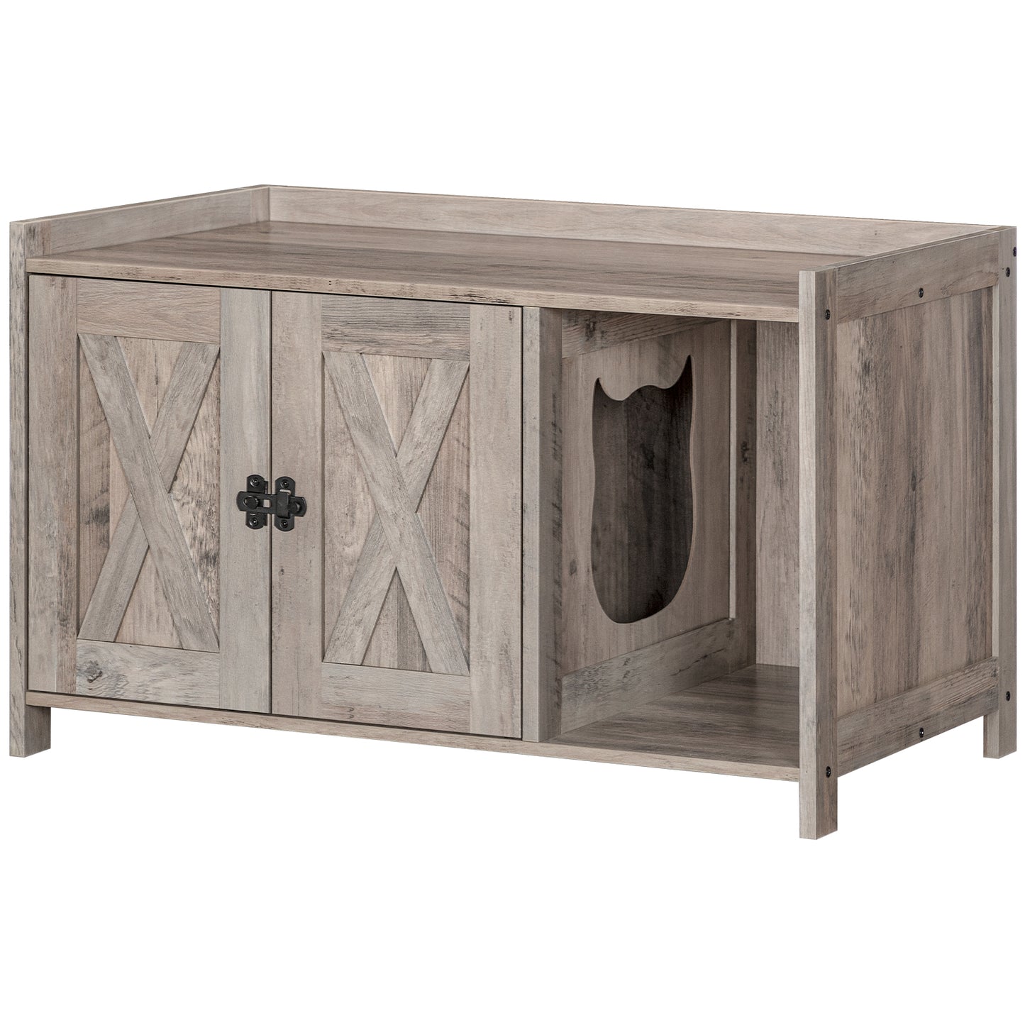 MAHANCRIS 31.5"L Cat Litter Box Enclosure