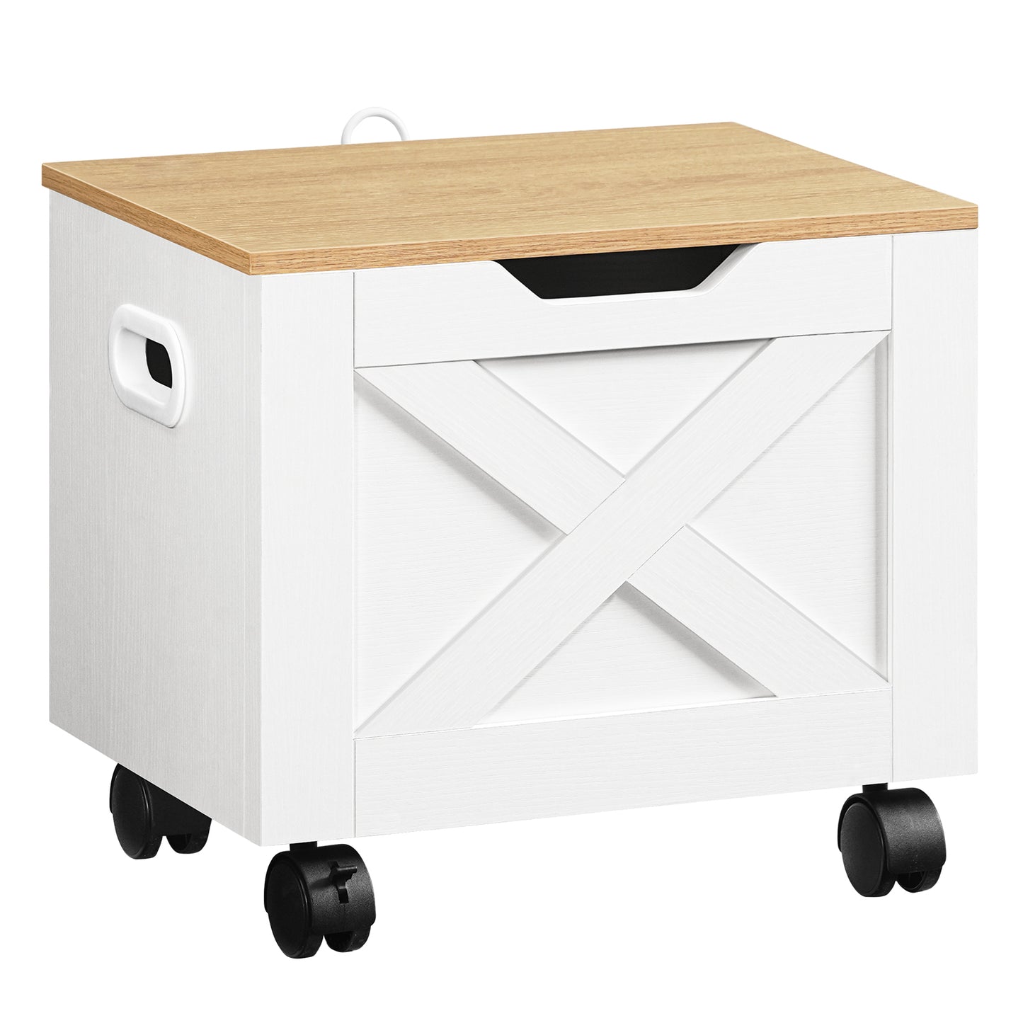 MAHANCRIS Small Rolling Filing Cabinet Under Desk