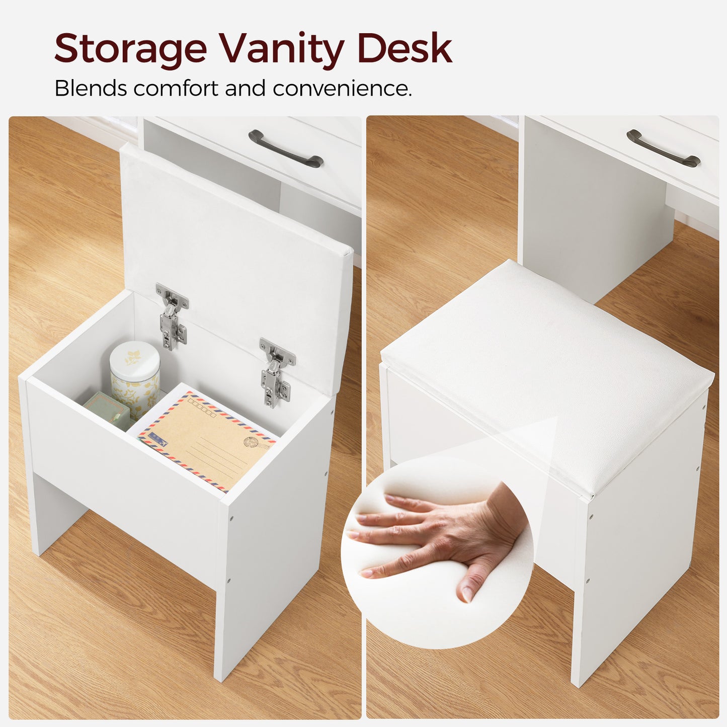 stool with storage space