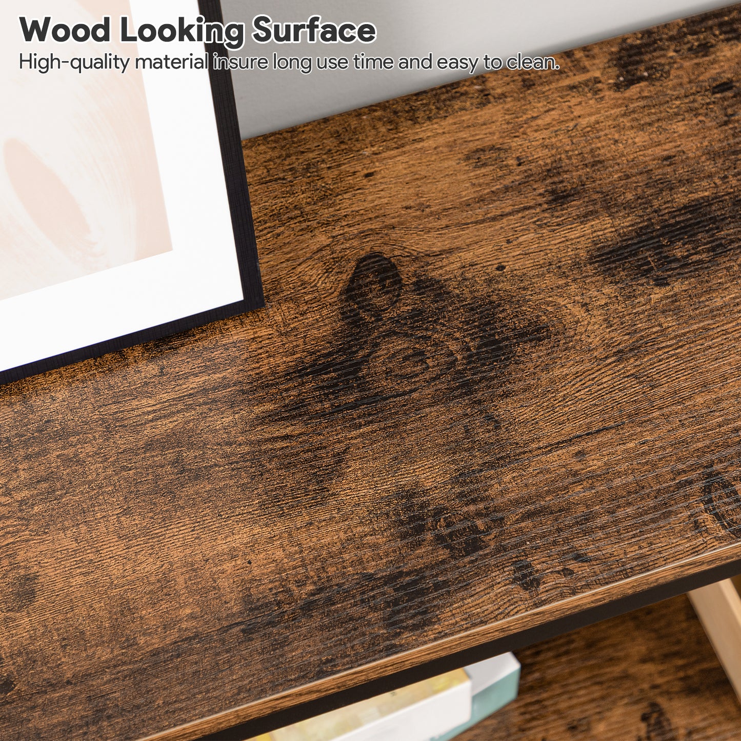 wood looking surface tabletop