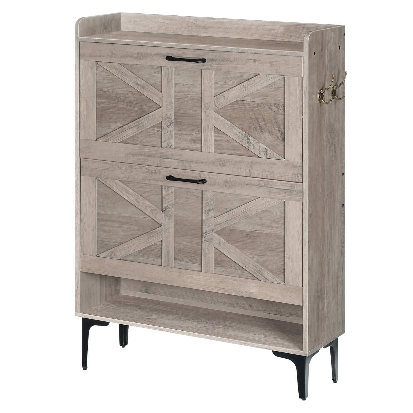 griege shoe storage cabinet