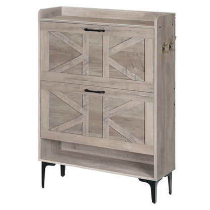 griege shoe storage cabinet