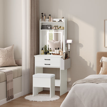 white vaniity dresser for bedroom