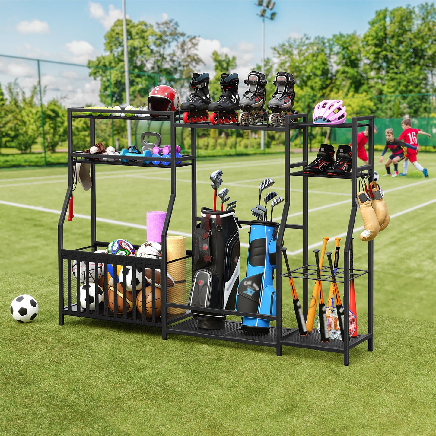 78.3" Ball Storage Rack