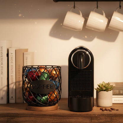 Coffee Pod Holder Organizer | Rustic K-Cup Holder