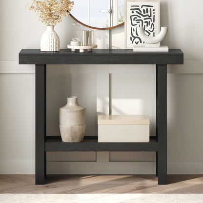 MAHANCRIS 39.4" Modern Entryway Table with Storage