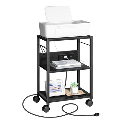 MAHANCRIS 3-Tier Mobile Printer Cart