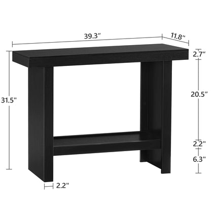 MAHANCRIS 39.4" Modern Entryway Table with Storage