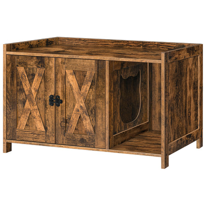 MAHANCRIS 31.5"L Cat Litter Box Enclosure