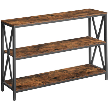 MAHANCRIS 47.2" 3-Tier Industrial Console Table