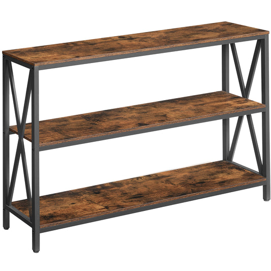 MAHANCRIS 47.2" 3-Tier Industrial Console Table
