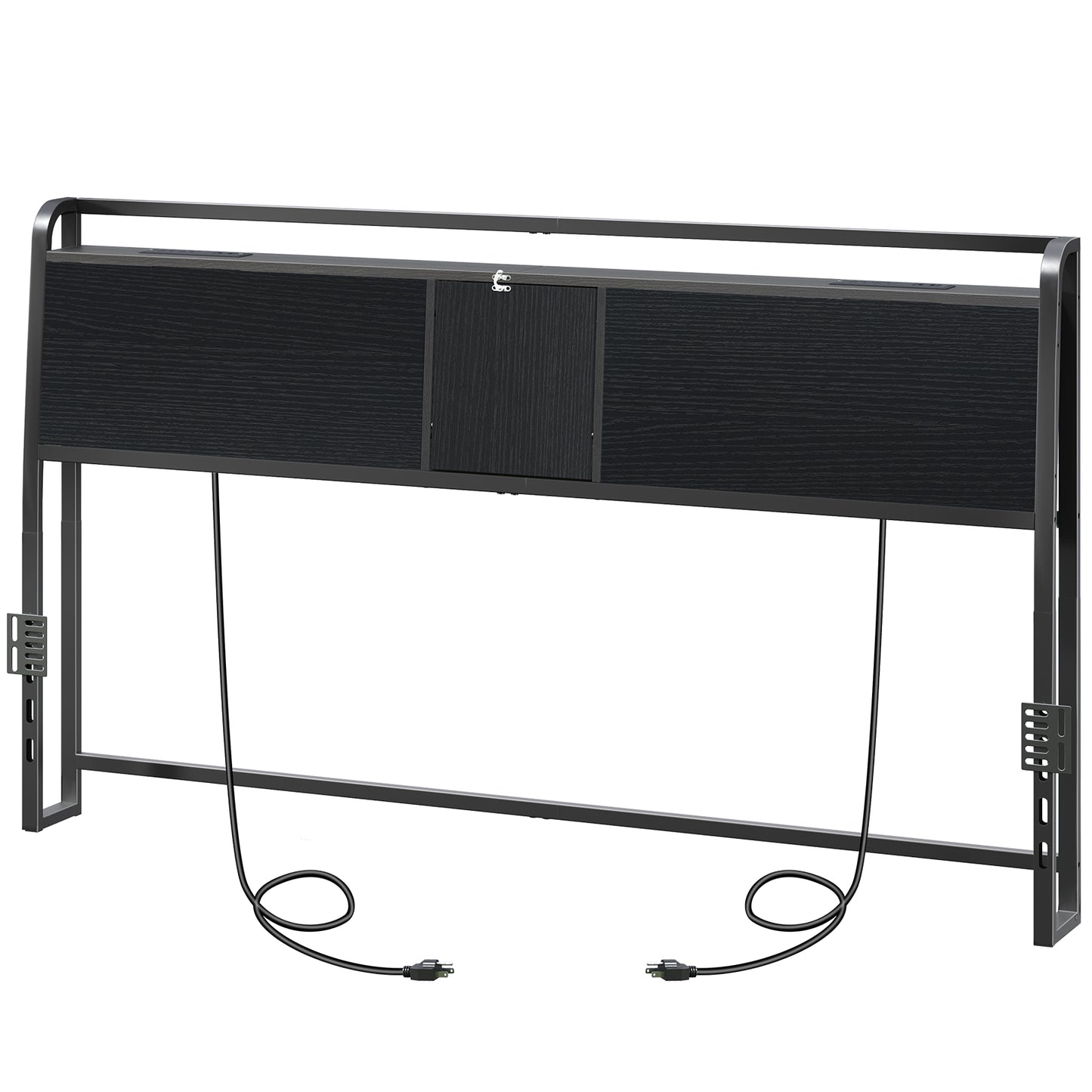 MAHANCRIS King Size Headboard with 2 Power Strips