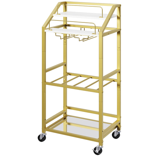 MAHANCRIS 4-Tier Serving Cart for Home