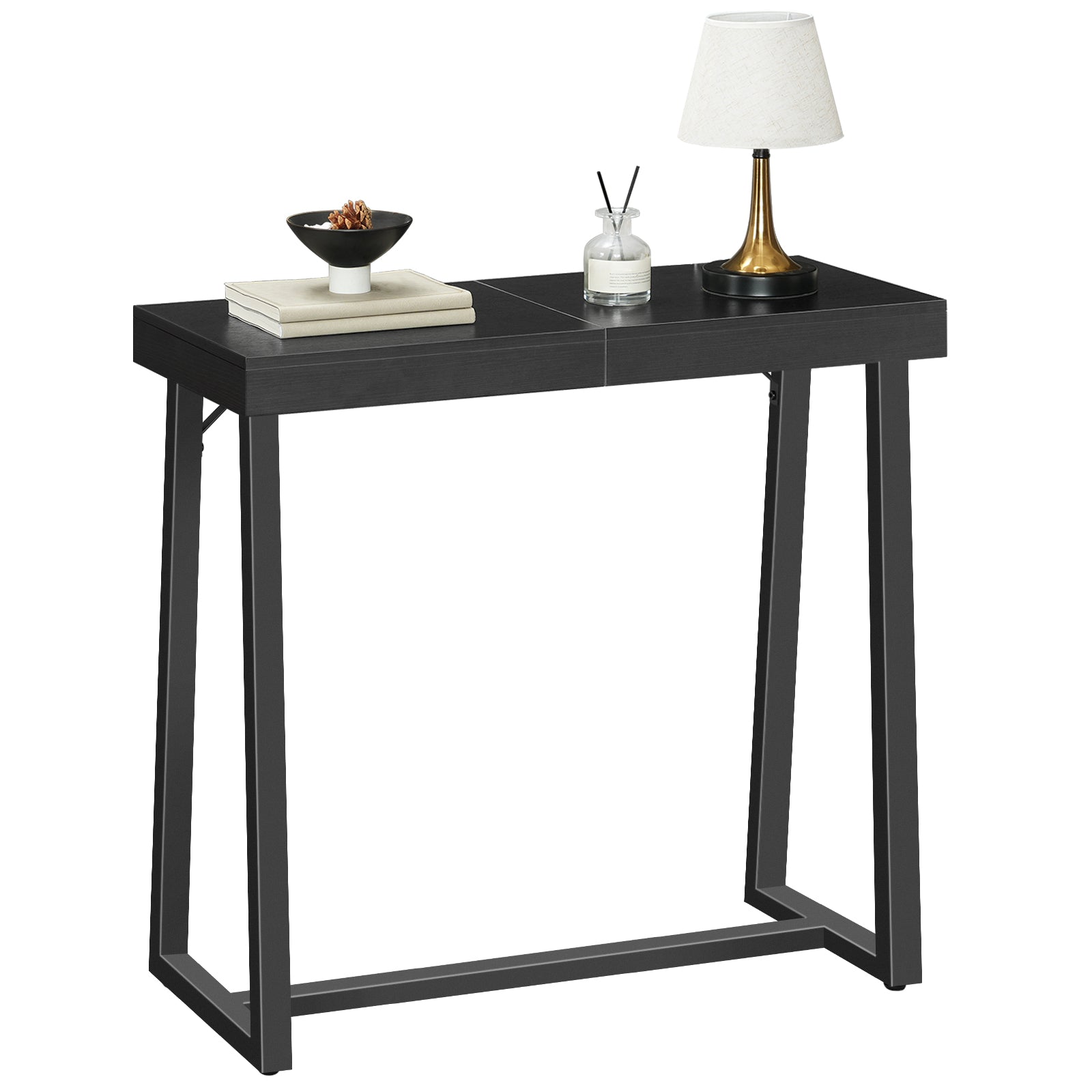 black console table to storage
