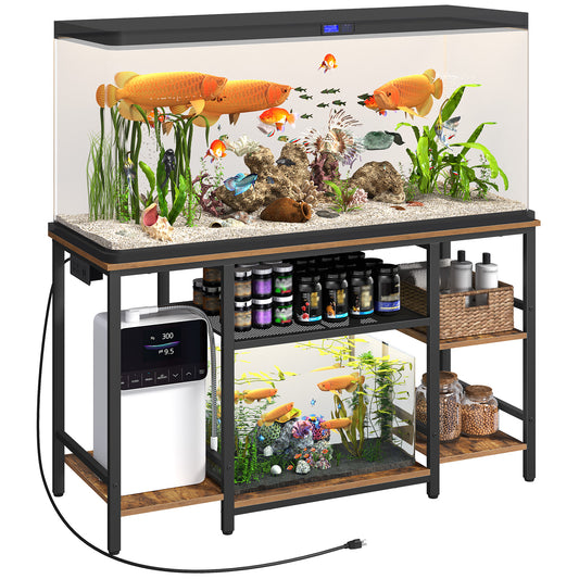 MAHANCRIS 55-75 Gallon Fish Tank Stand