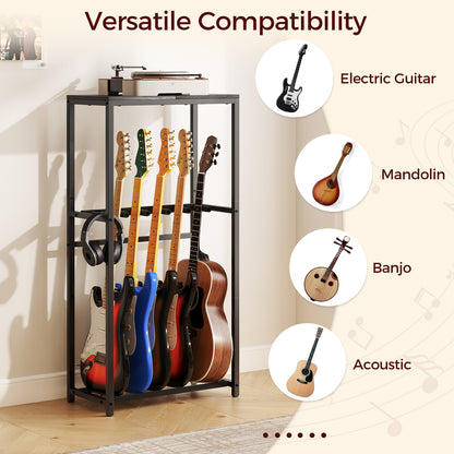 MAHANCRIS 46.5" Guitar Stand for Multiple Guitars