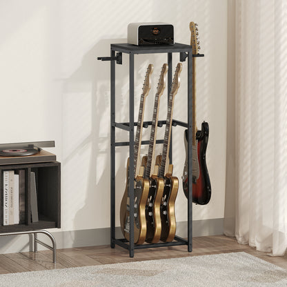 MAHANCRIS Guitar Stand for 3-5 Guitars