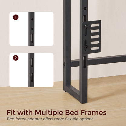 MAHANCRIS King Size Headboard with 2 Power Strips