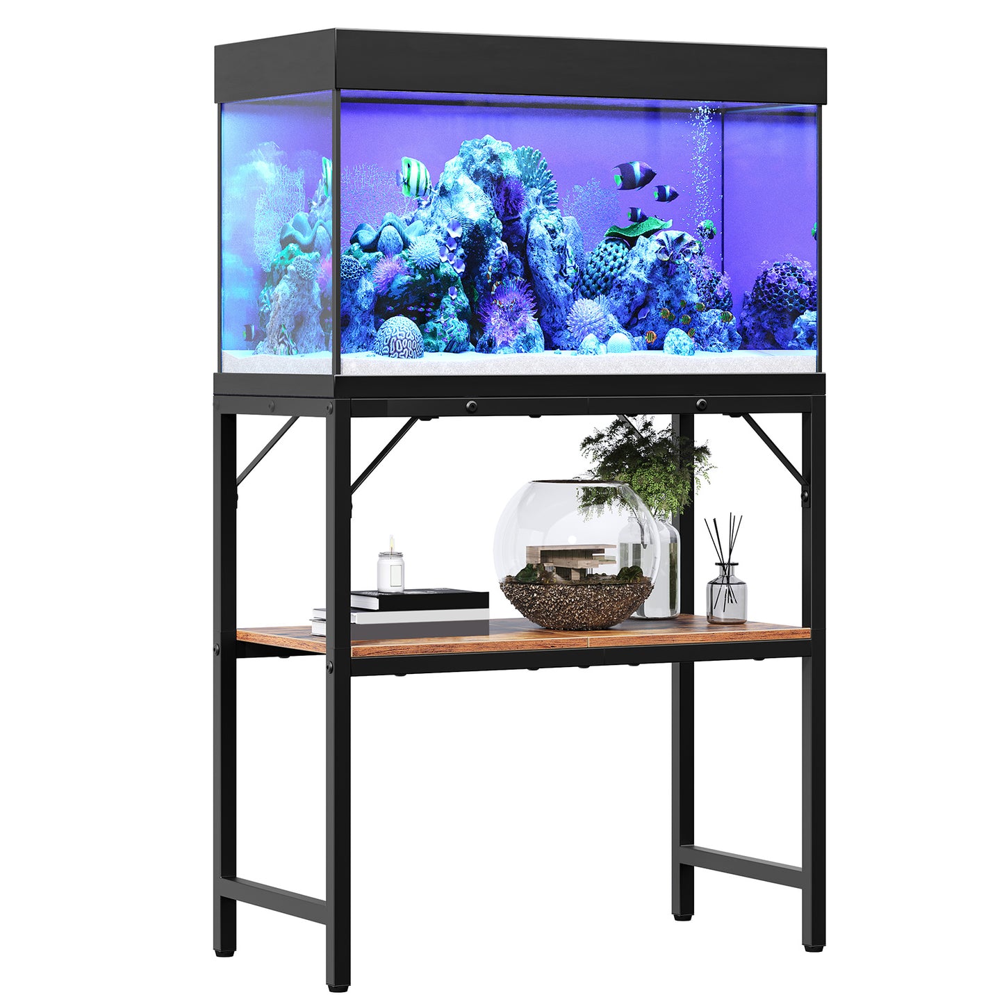 MAHANCRIS 20 Gallon Fish Tank Stand