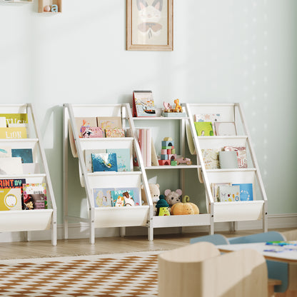 MAHANCRIS 3-Tier Kids Bookshelf with Toy Storage