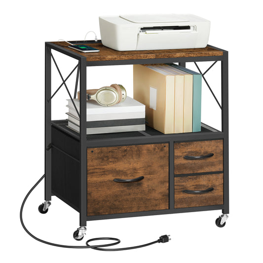 printer stand for files