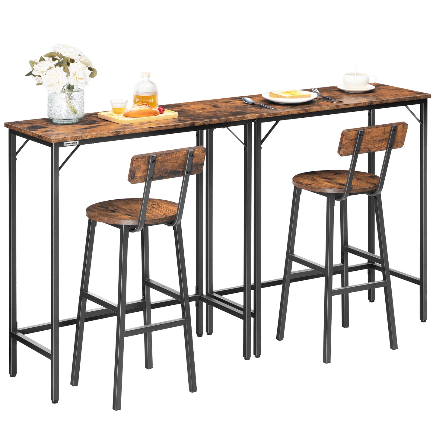 MAHANCRIS 63" Connectable Bar Table