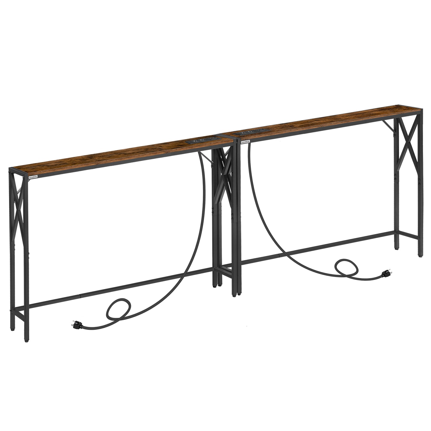 MAHANCRIS 39.4"console table set of 2