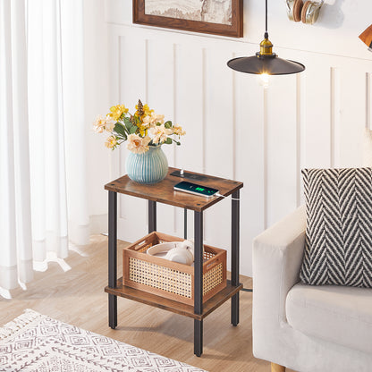 MAHANCRIS End Table with Charging Station