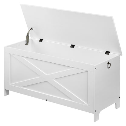 MAHANCRIS 39.4" Toy Chest White